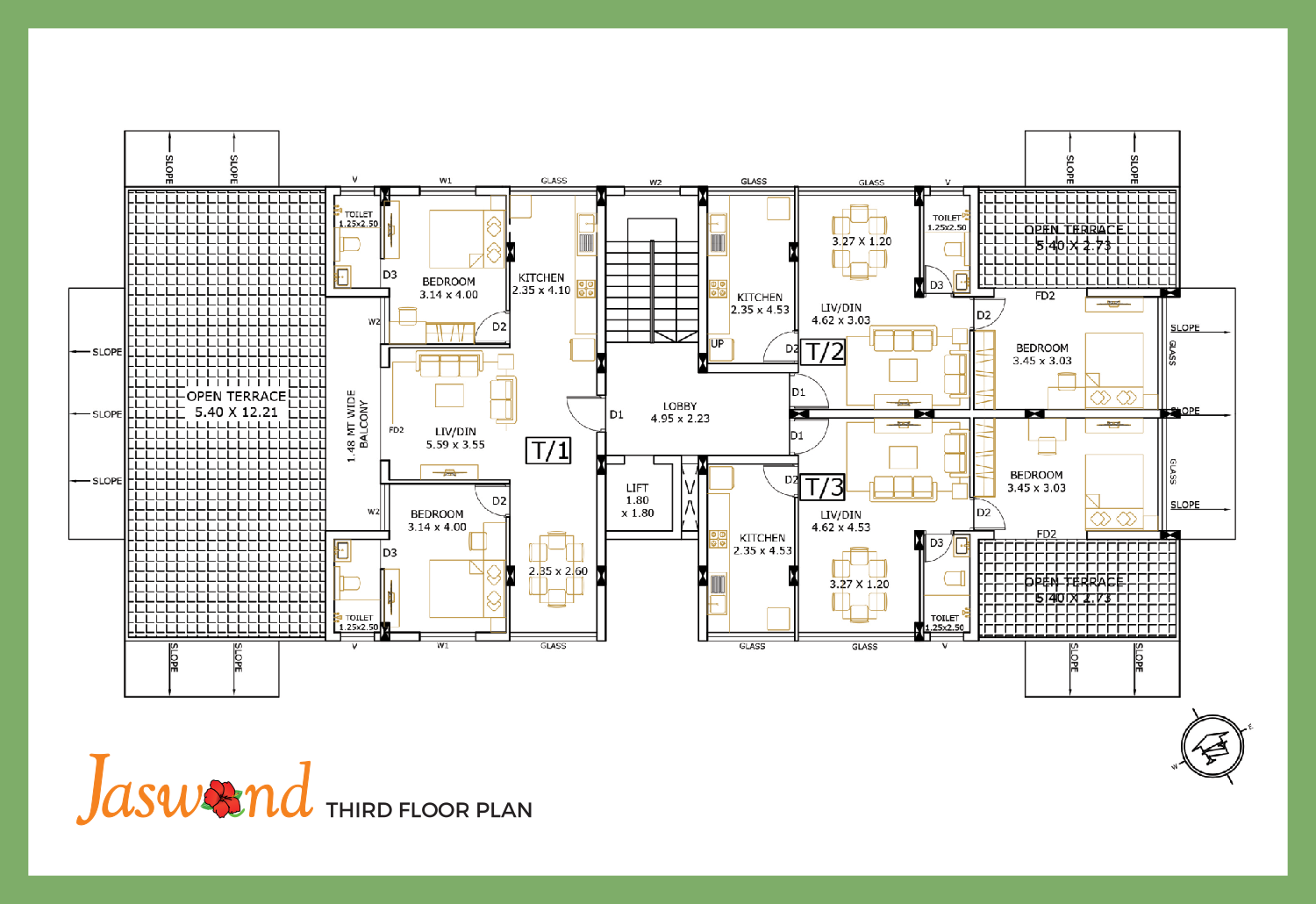 Jaswand third floor plan