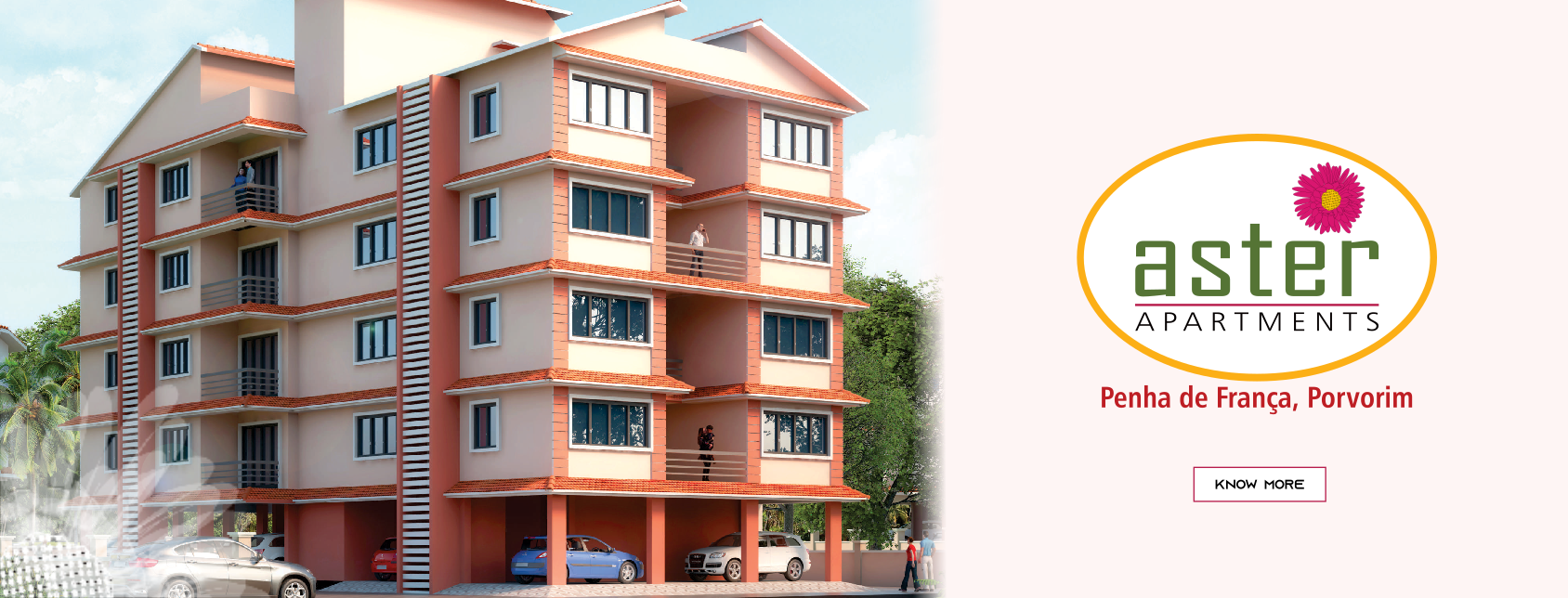 Aster Apartments residential building in Porvorim, Goa