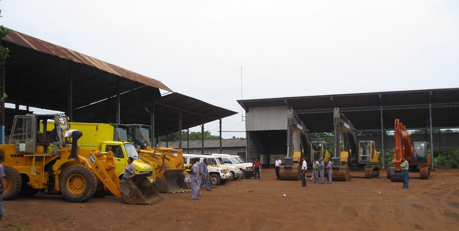 Mining operations in South Goa